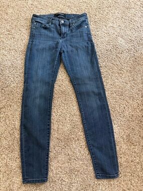 Liverpool LA Ankle Skinny Jeans Size 2 Dark Wash Stretch Denim